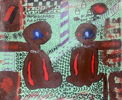 Hiraeth - Siglo XXI, Contemporáneo, Abstracto, Miniatura, Emociones, Colores