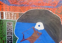 Jouska -21° secolo, Contemporaneo, Astratto, Miniatura, Emozioni, Colori dell'Africa