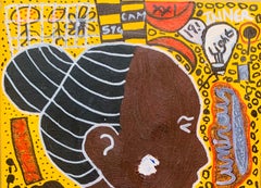 Luminous - 21st Century, Contemporary, Abstract, Miniature, Emotions, Art Brut