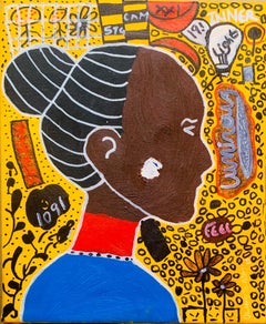 Luminous - Siglo XXI, Contemporáneo, Abstracto, Miniatura, Emociones, Art Brut