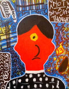 Reticence -21st Century, Contemporary, Abstract, Pop Culture, Miniature, Africa