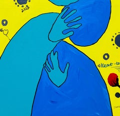 Sidera (Harmony) -21st Century, Contemporary, Abstract Expression, Love, Couple