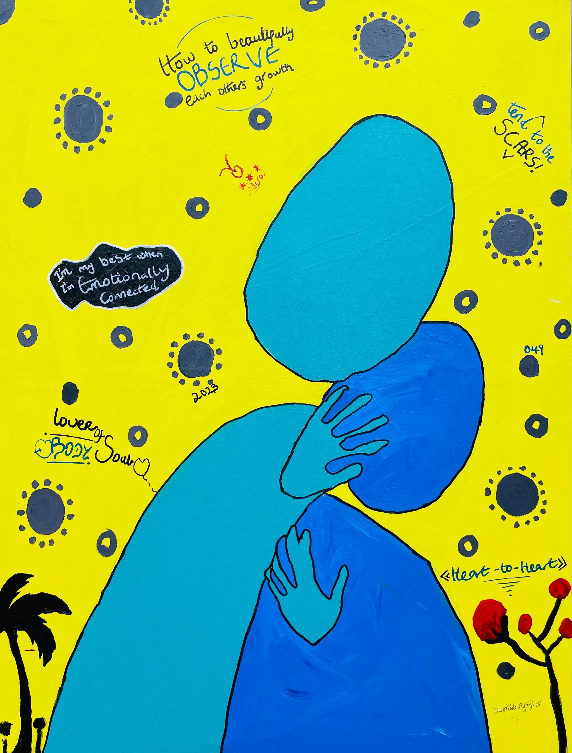 Sidera (Harmony) -21st Century, Contemporary, Abstract Expression, Love, Couple