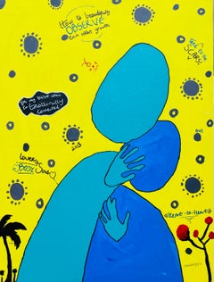 Sidera (Harmony) -21st Century, Contemporary, Abstract Expression, Love, Couple