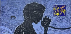 Sonder - XXI secolo, Contemporaneo, Espressionismo astratto, Africa, Nature, Blu