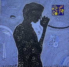 Sonder  -21st Century, Contemporary, Abstract Expression, Africa, Nature, Blue