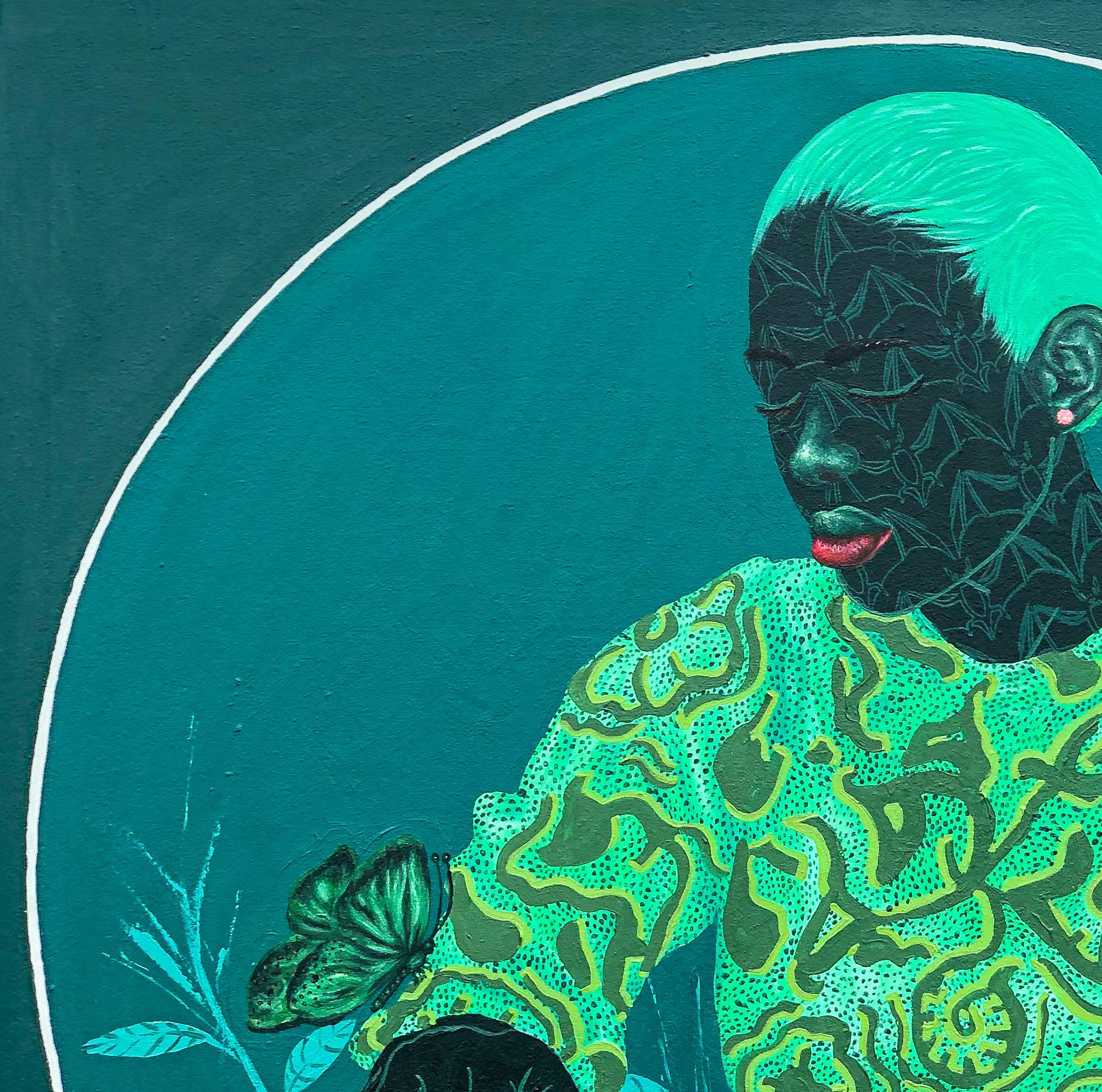 Veränderung und Wachstum 2 – Painting von Oluwafemi Afolabi
