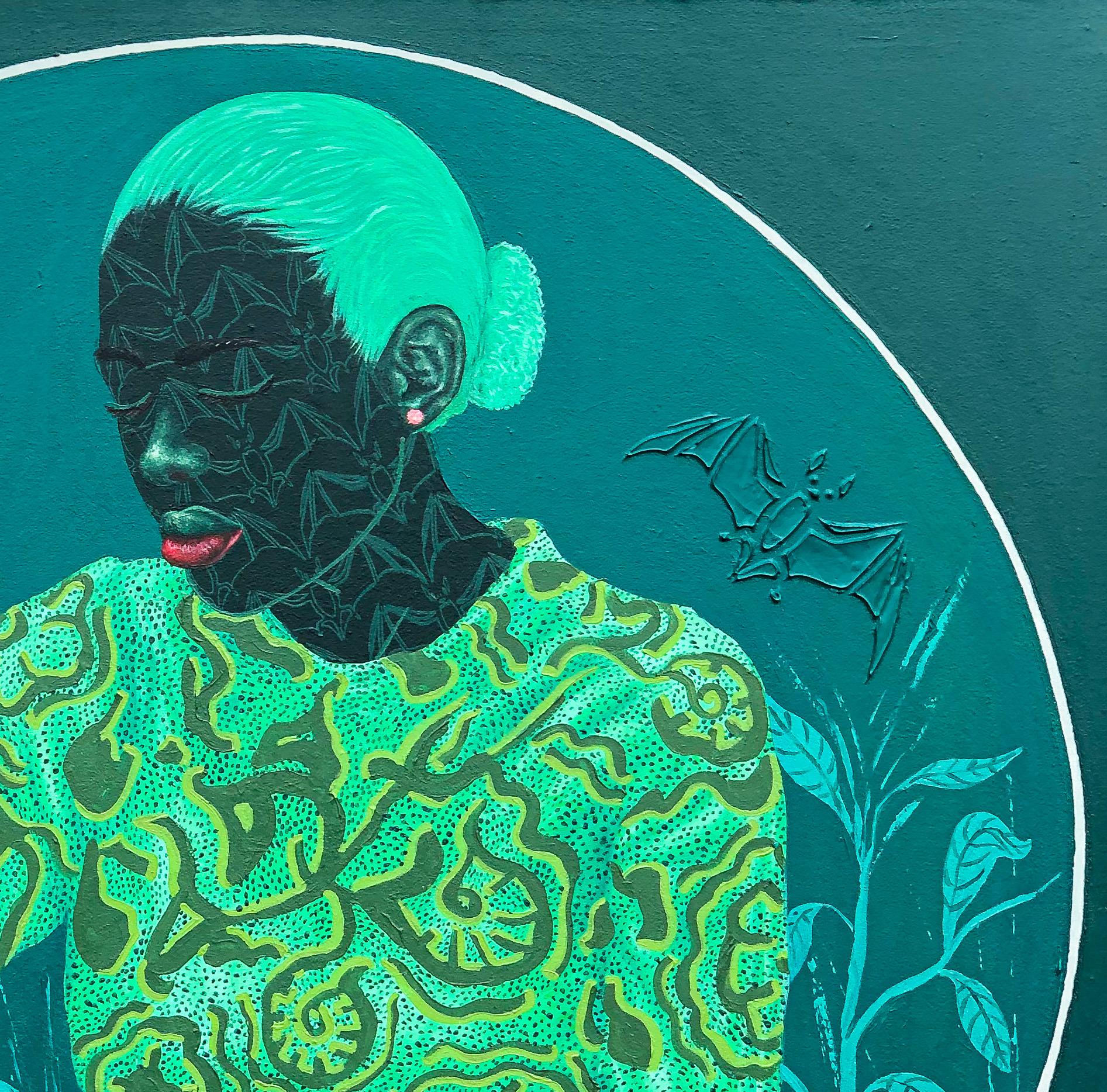 Veränderung und Wachstum 2 (Konzeptionell), Painting, von Oluwafemi Afolabi