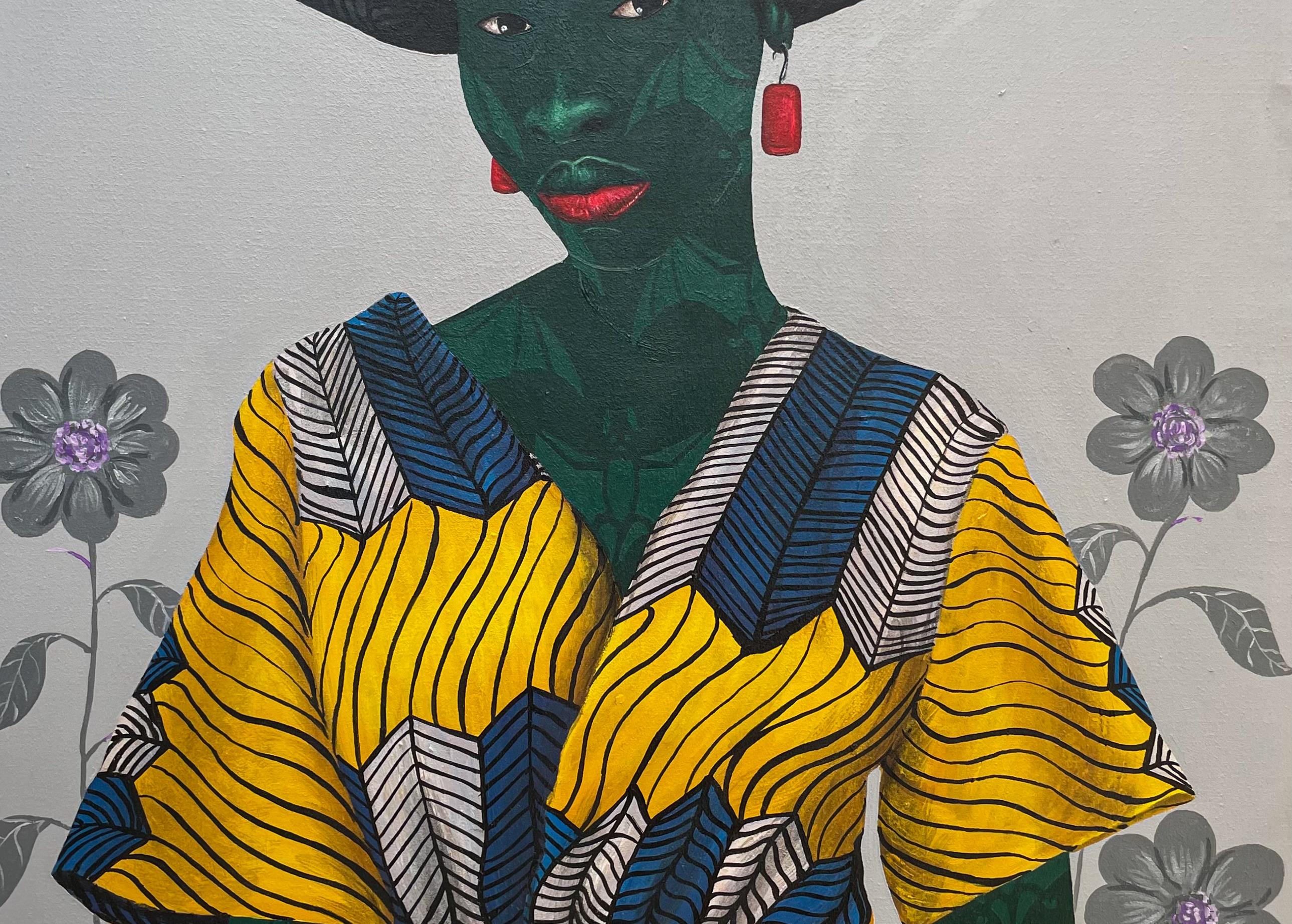 Forza d'animo - Painting Espressionista di Oluwafemi Afolabi