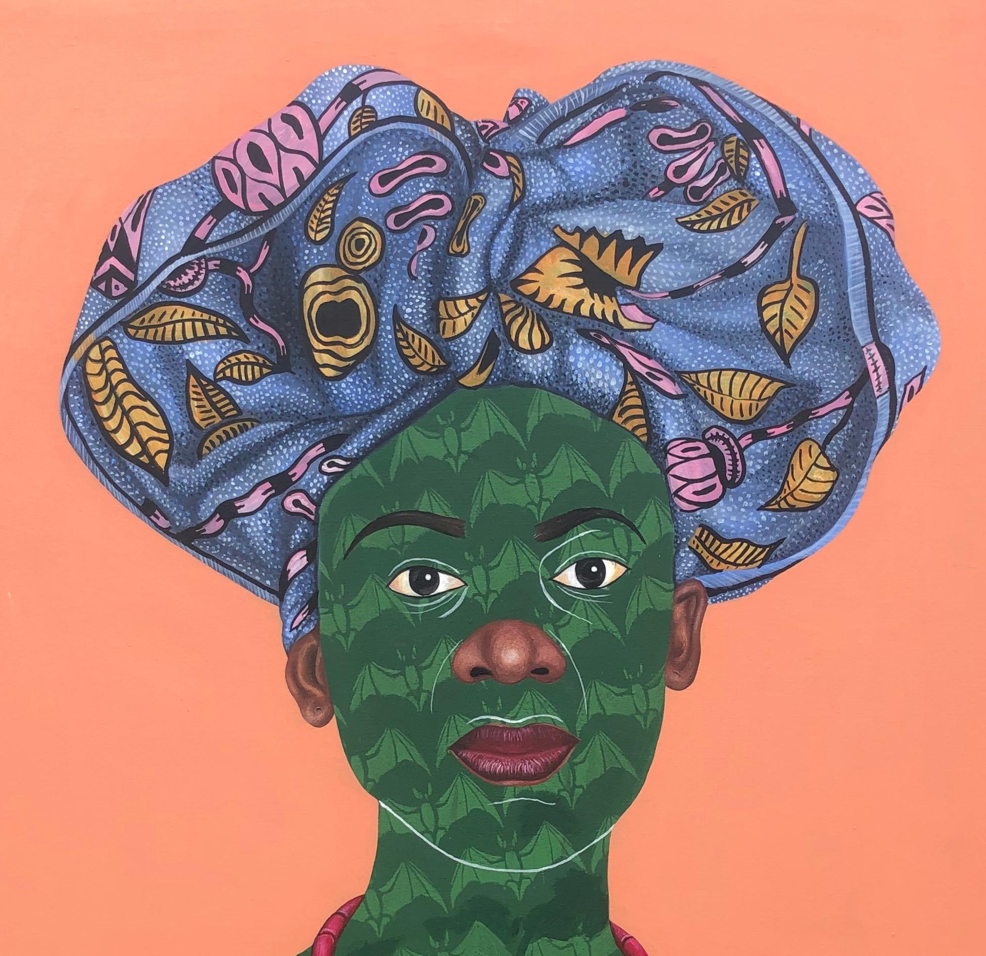 Gele is essentially a type of head tie worn by women in the Western African country of Nigeria. In contrast to the head ties worn in some other African countries, like Ghana, Gele is usually rather large and ornate, and as a result, is associated