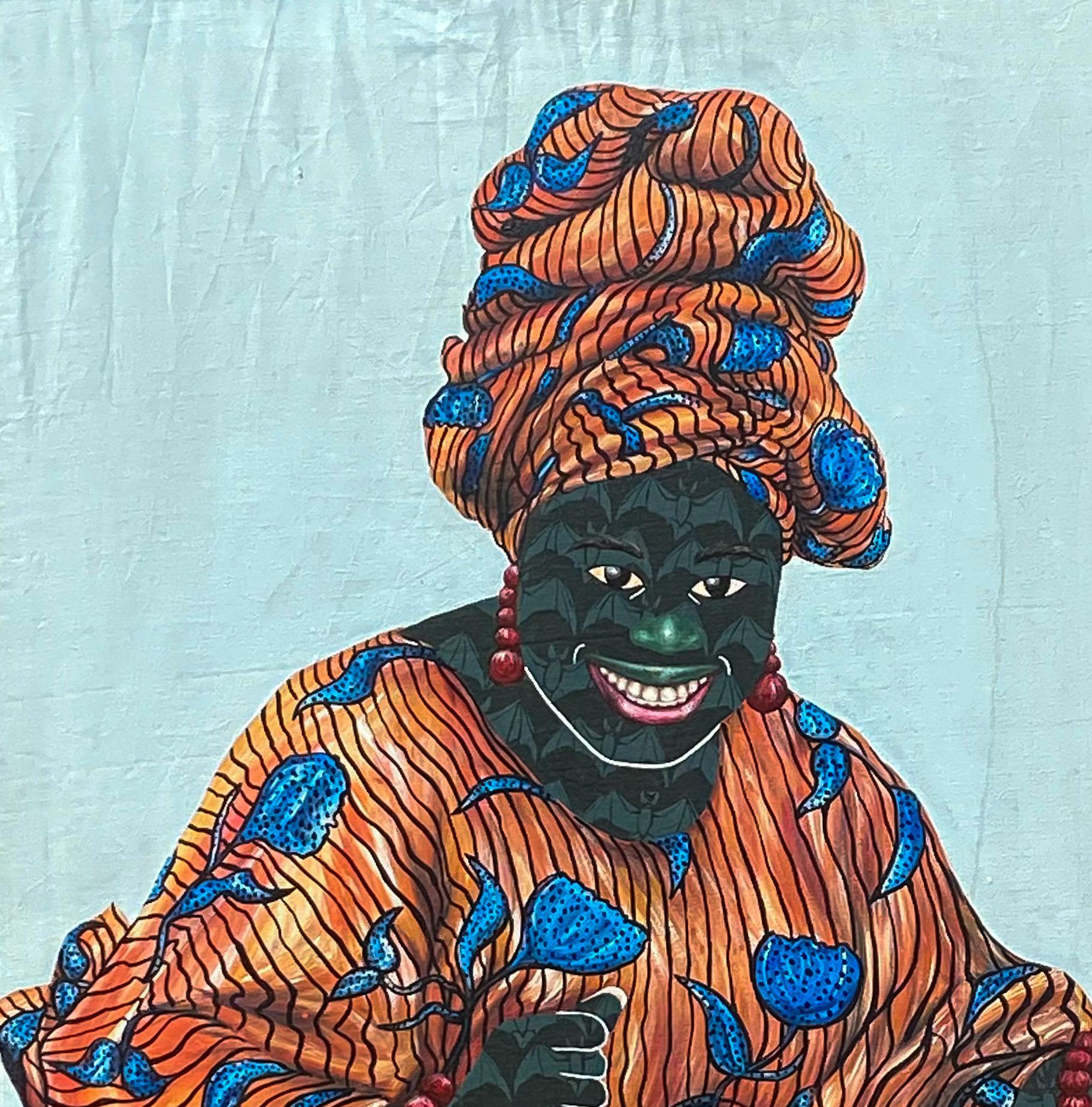 Mystery of Freedom - Painting by Oluwafemi Afolabi