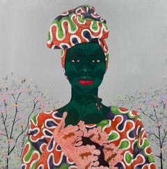Never Say Die - 21° secolo, Contemporaneo, Ritratto figurativo, Fabrice africana