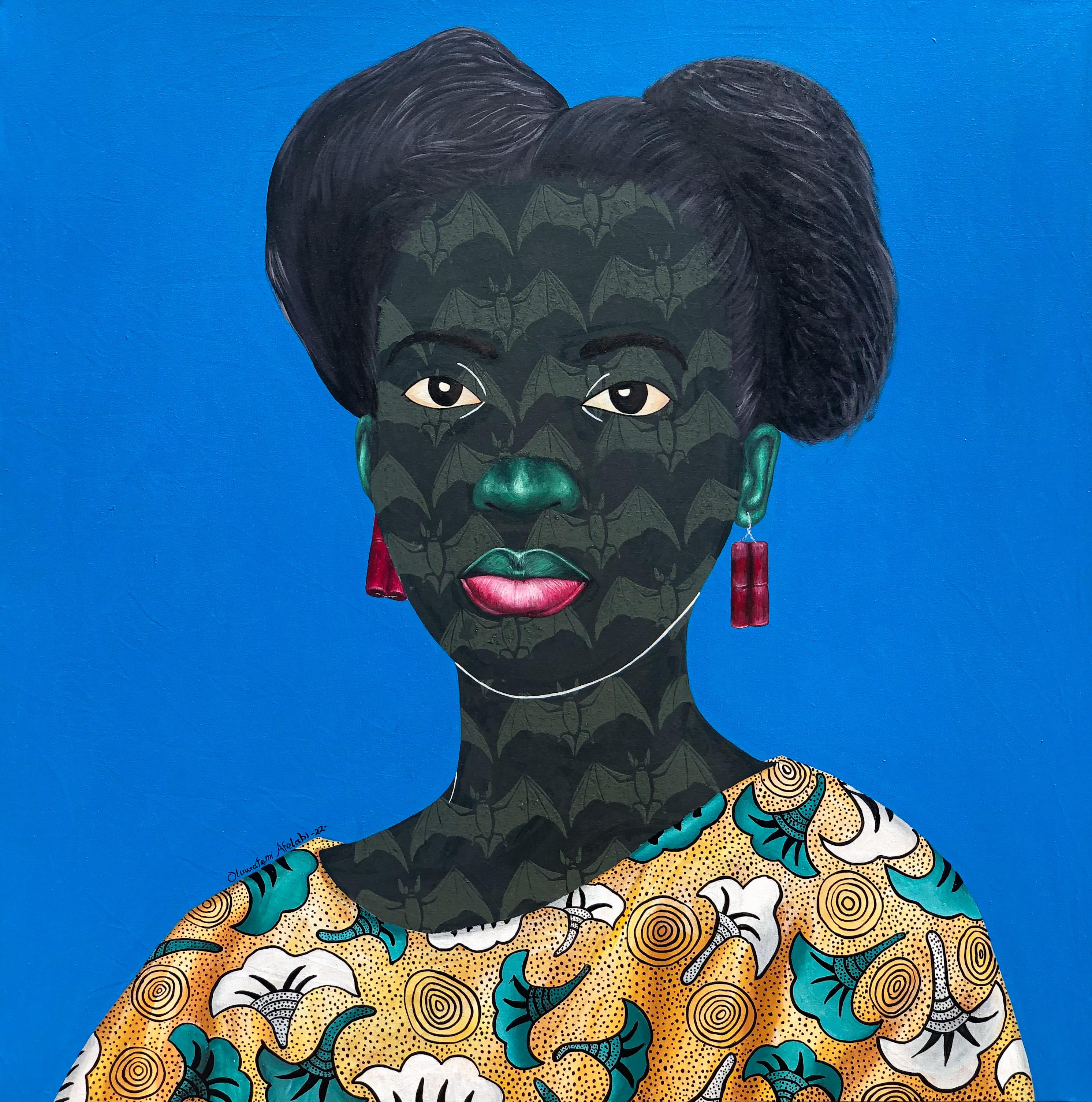 Figurative Painting di Oluwafemi Afolabi - Omidan 6