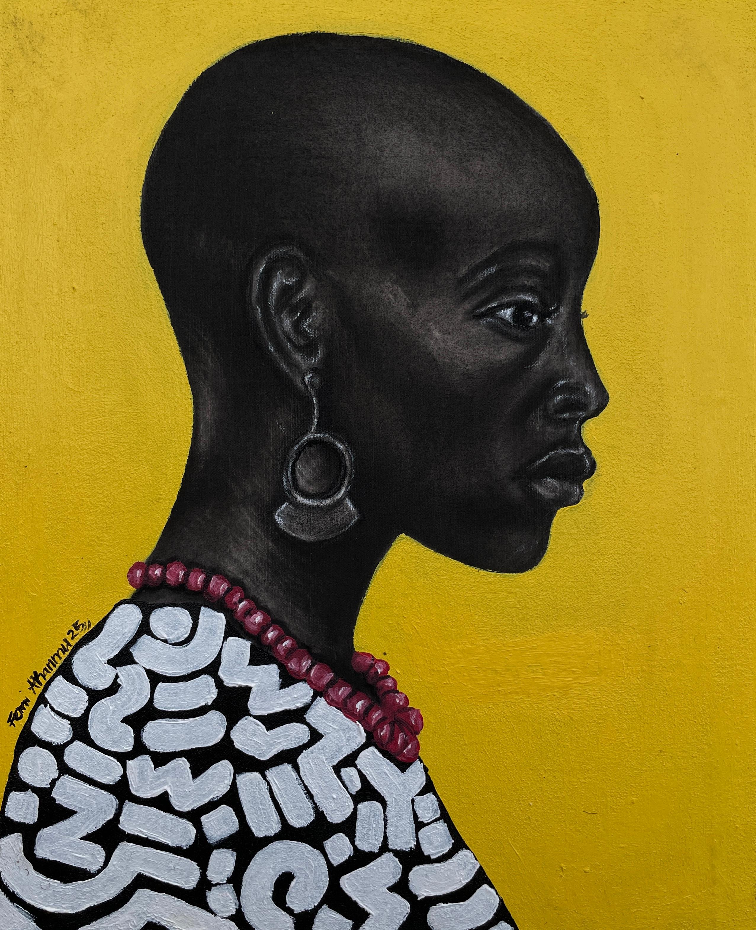 Culture Identity 1 - 21st Century Contemporary Figurative Modern Women Painting
