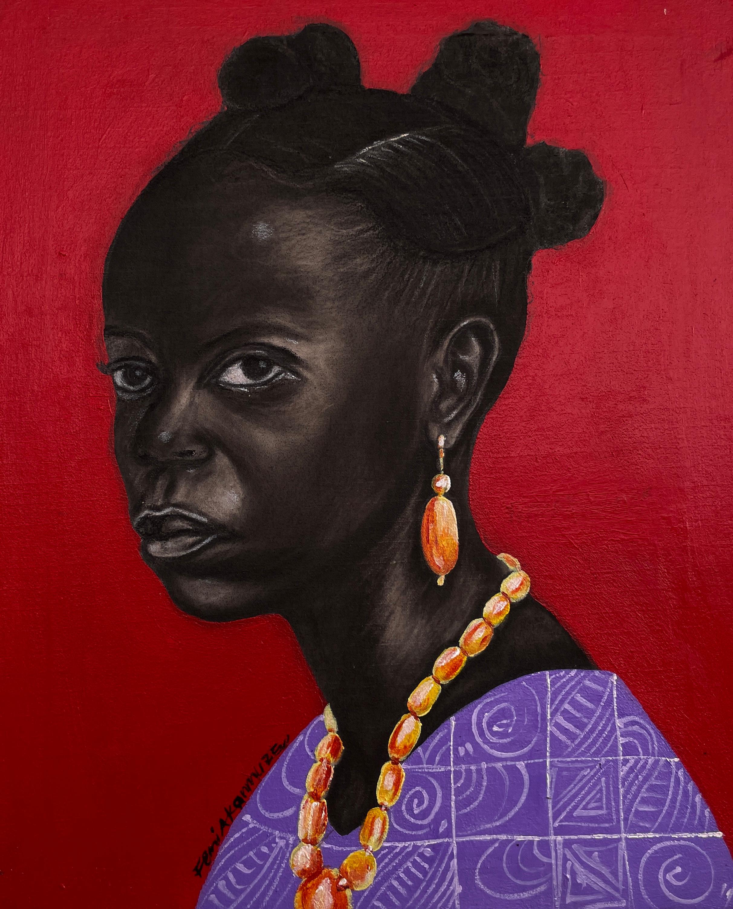 Culture Identity 10 - 21st Century Contemporary Figurative Modern Women Painting
