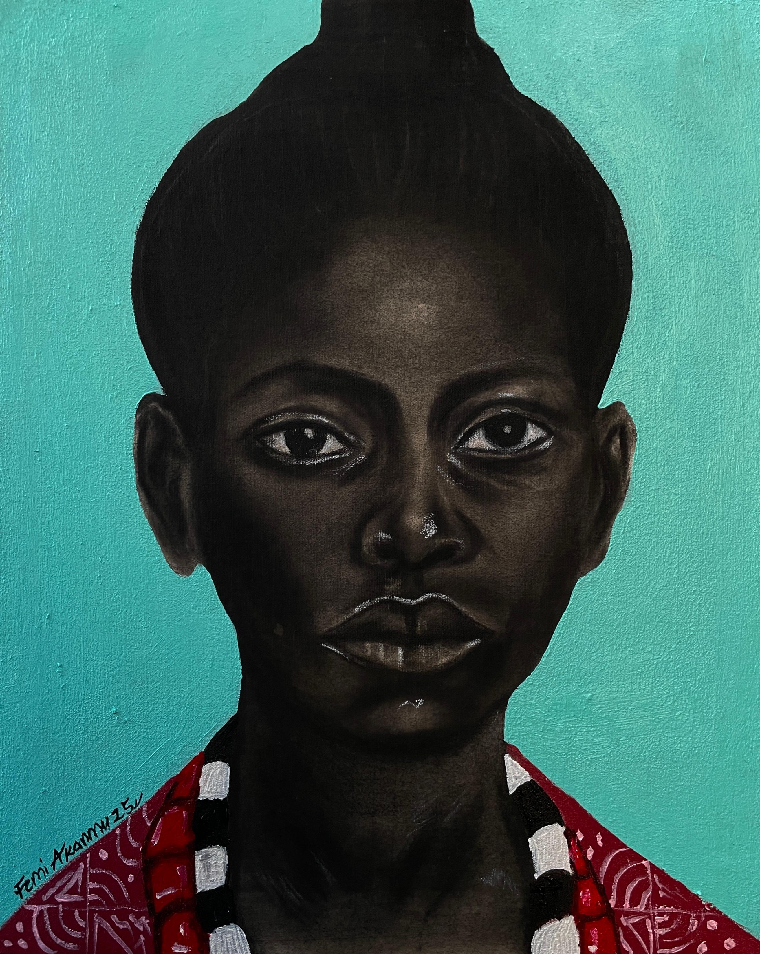 Culture Identity 4 - Zeitgenössische figurative moderne Frauenmalerei des 21.
