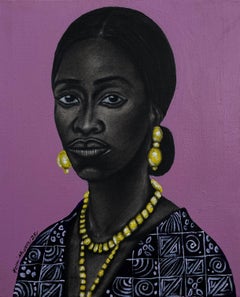 Culture Identity 6 - 21st Century Contemporary Figurative Modern Women Painting