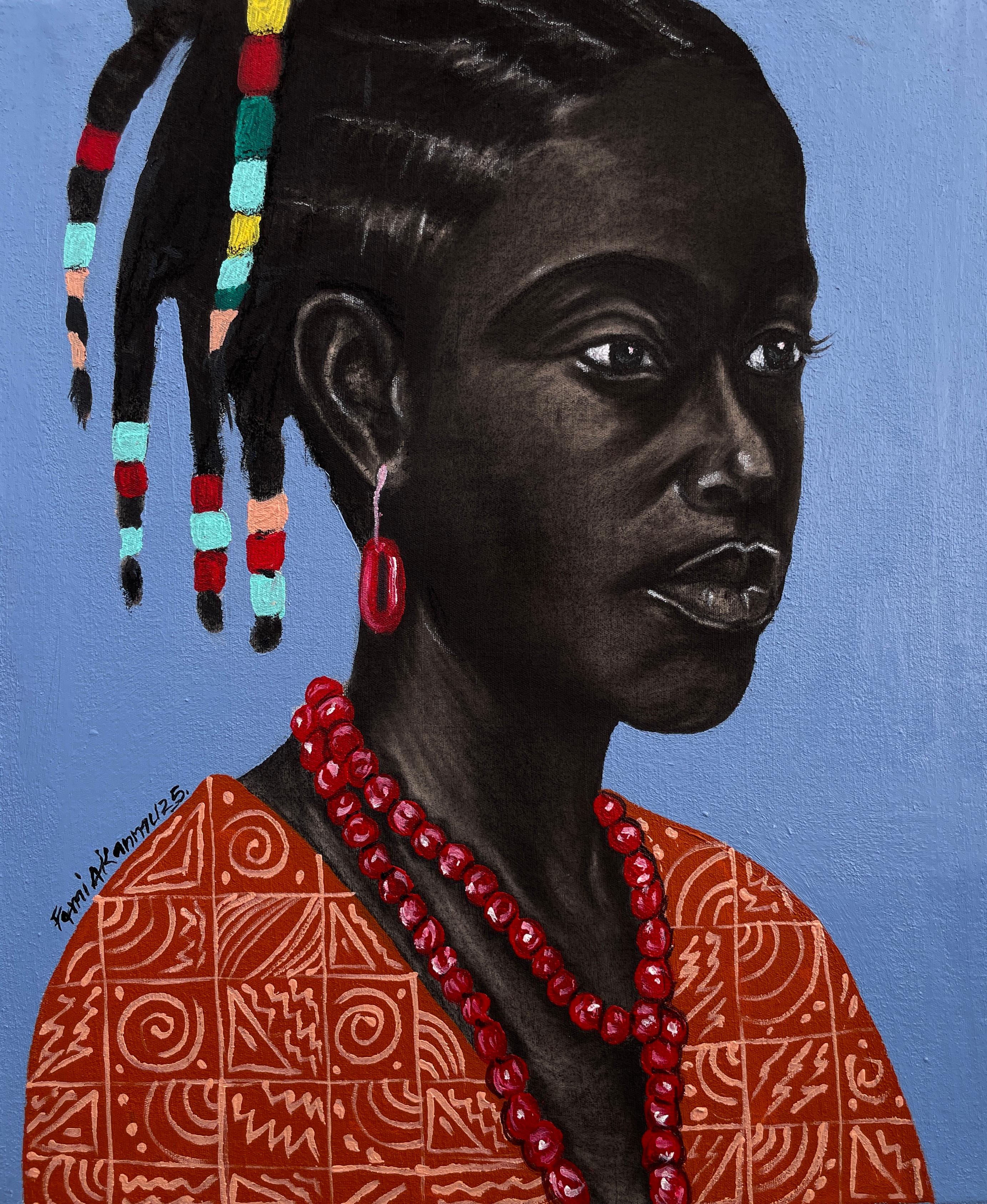 Culture Identity 7 - 21st Century Contemporary Figurative Modern Women Painting