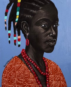 Culture Identity 7 - 21st Century Contemporary Figurative Modern Women Painting