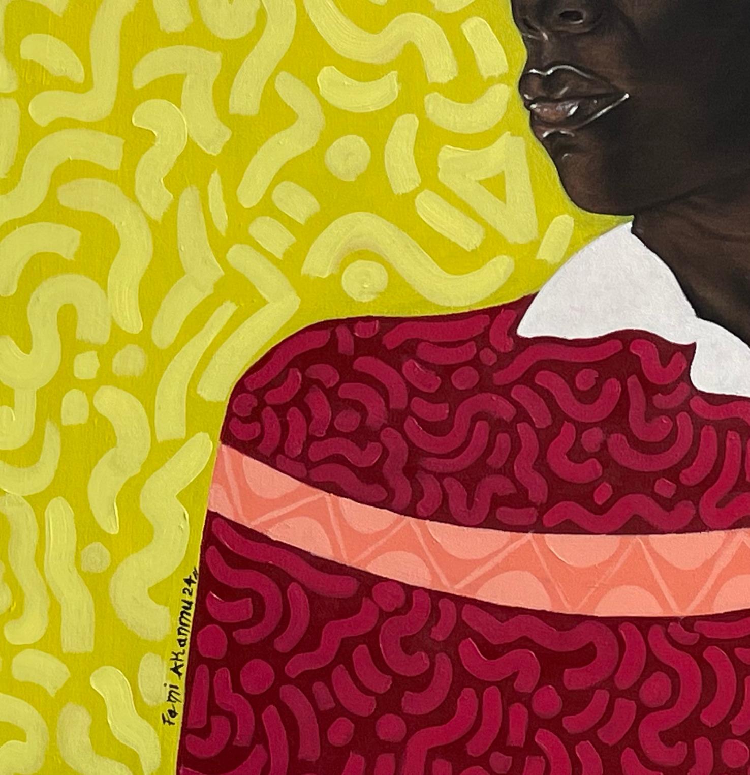 Factible -Siglo XXI, Contemporáneo, Pintura Retrato, Técnica Mixta en venta 2
