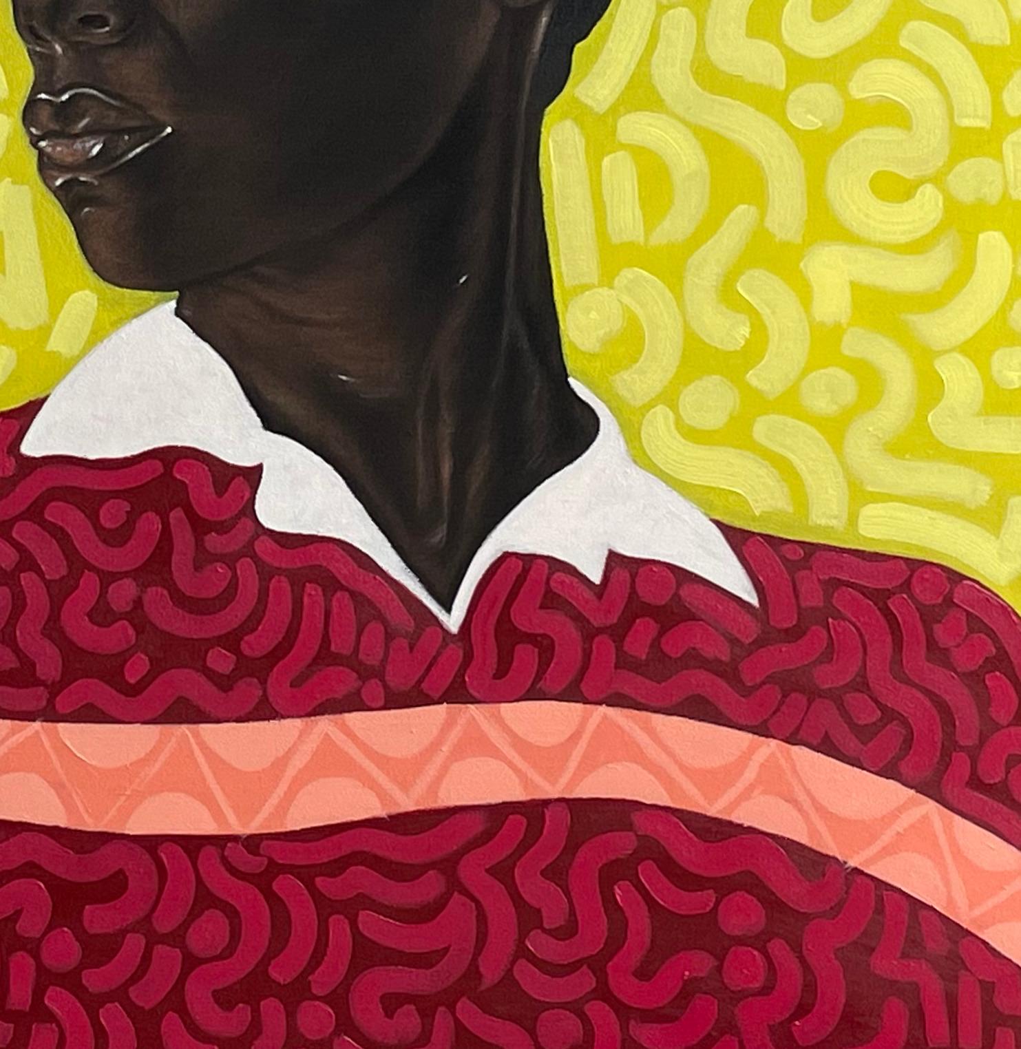 Factible -Siglo XXI, Contemporáneo, Pintura Retrato, Técnica Mixta en venta 3