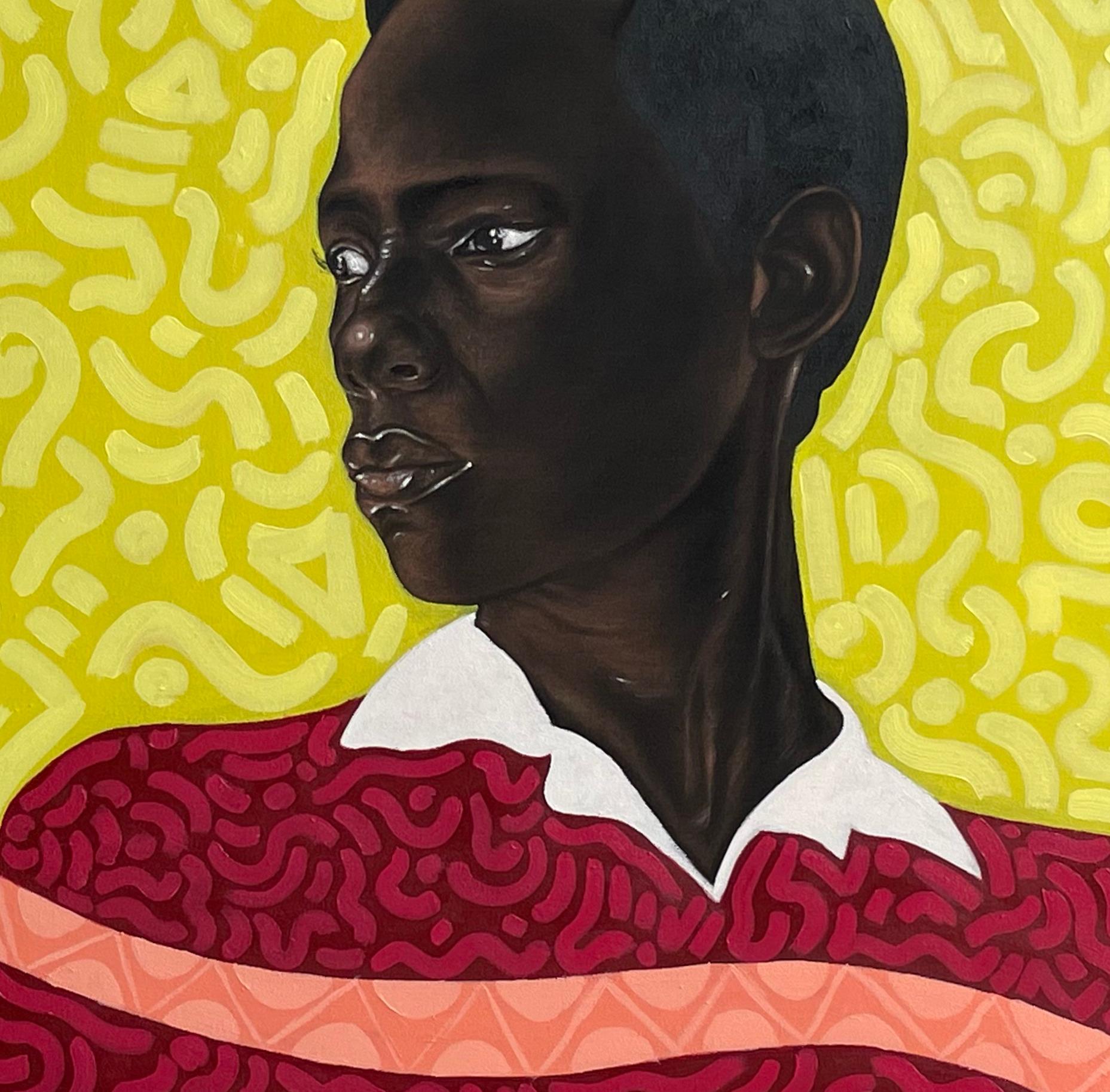 Factible -Siglo XXI, Contemporáneo, Pintura Retrato, Técnica Mixta en venta 4