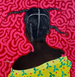 Identidad 1 - Siglo XXI, Contemporáneo, Retrato, Técnica mixta, Mujer africana