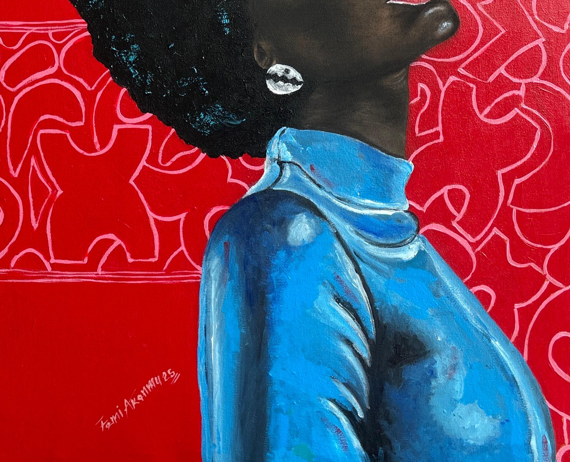 Mixed Feeling 1 - 21st Century, Contemporary, Figurative Portrait, Modern, Women For Sale 1