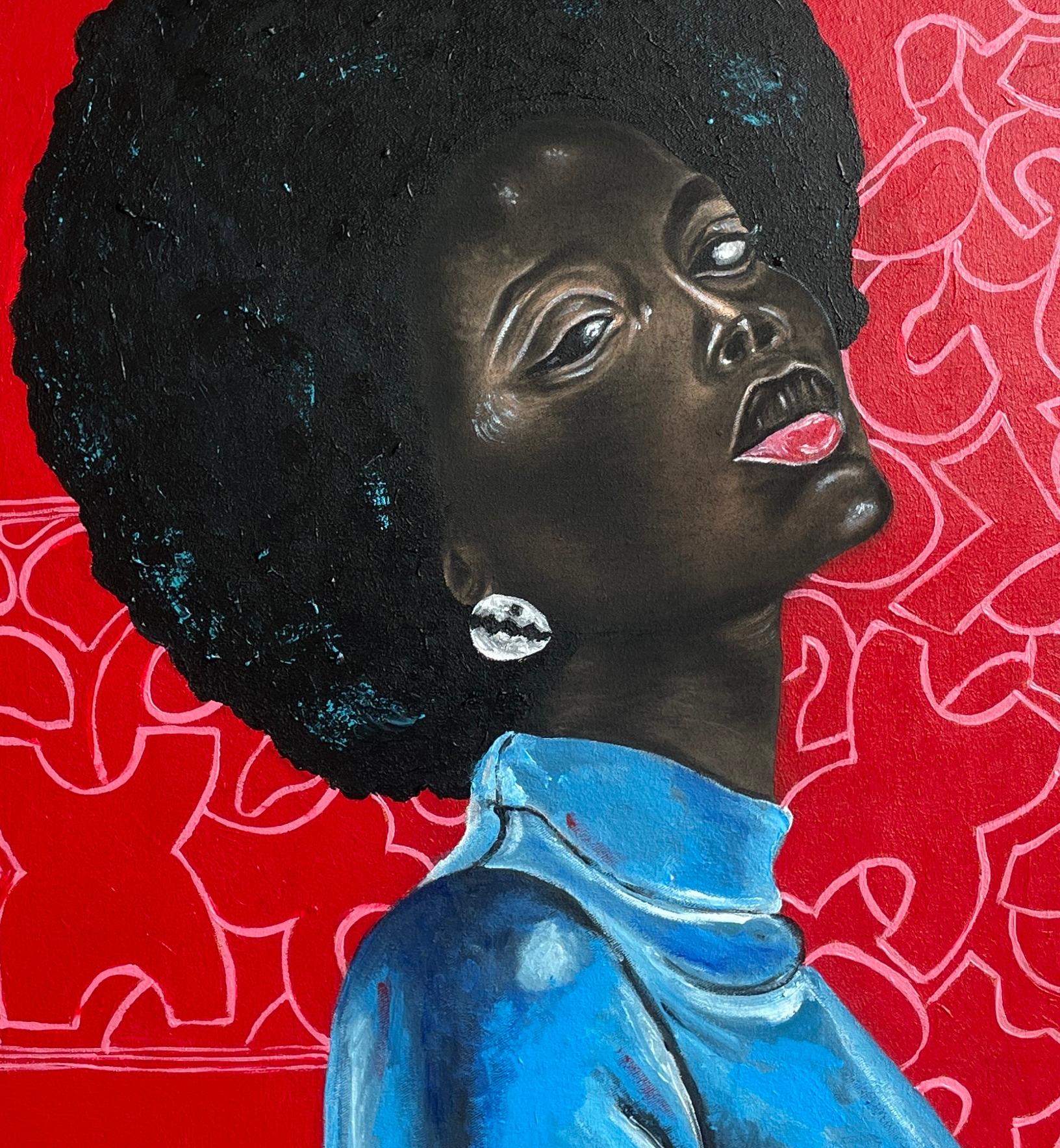 Mixed Feeling 1 - 21st Century, Contemporary, Figurative Portrait, Modern, Women For Sale 2