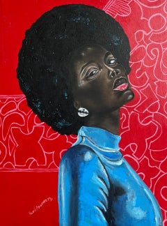 Mixed Feeling 1 - 21st Century, Contemporary, Figurative Portrait, Modern, Women