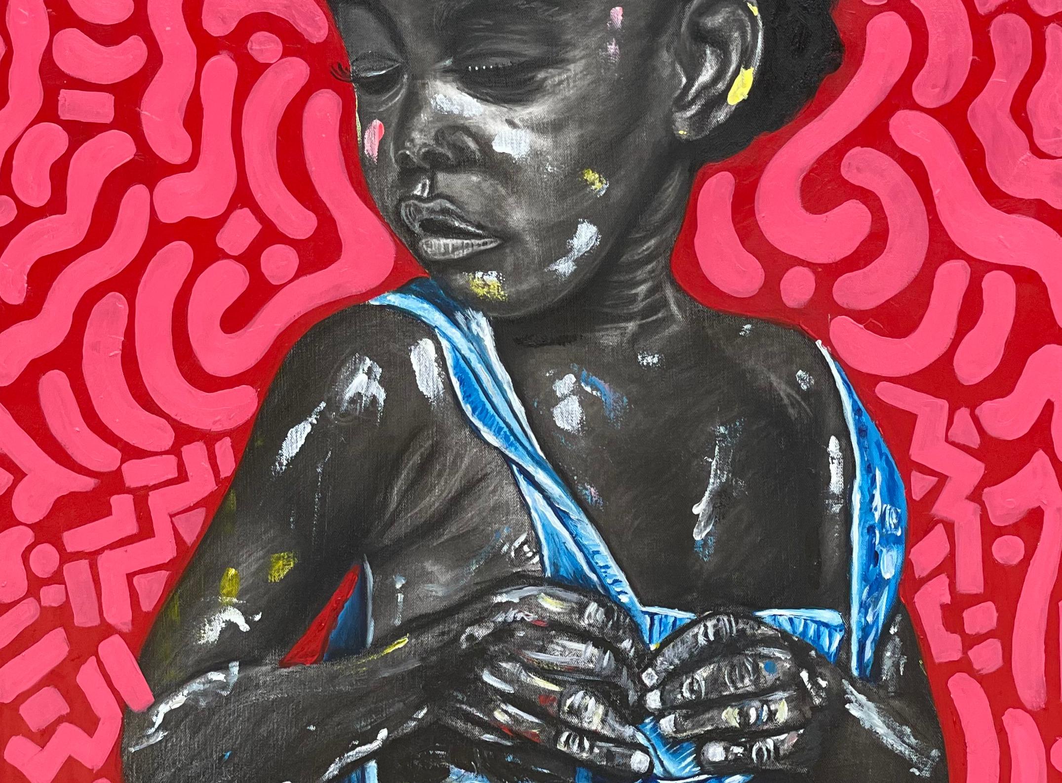 Most Precious - Contemporary Painting by Oluwafemi Akanmu