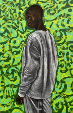 Self Love 3 - 21st Century, Contemporary, Portrait, Mixed Media, African Woman