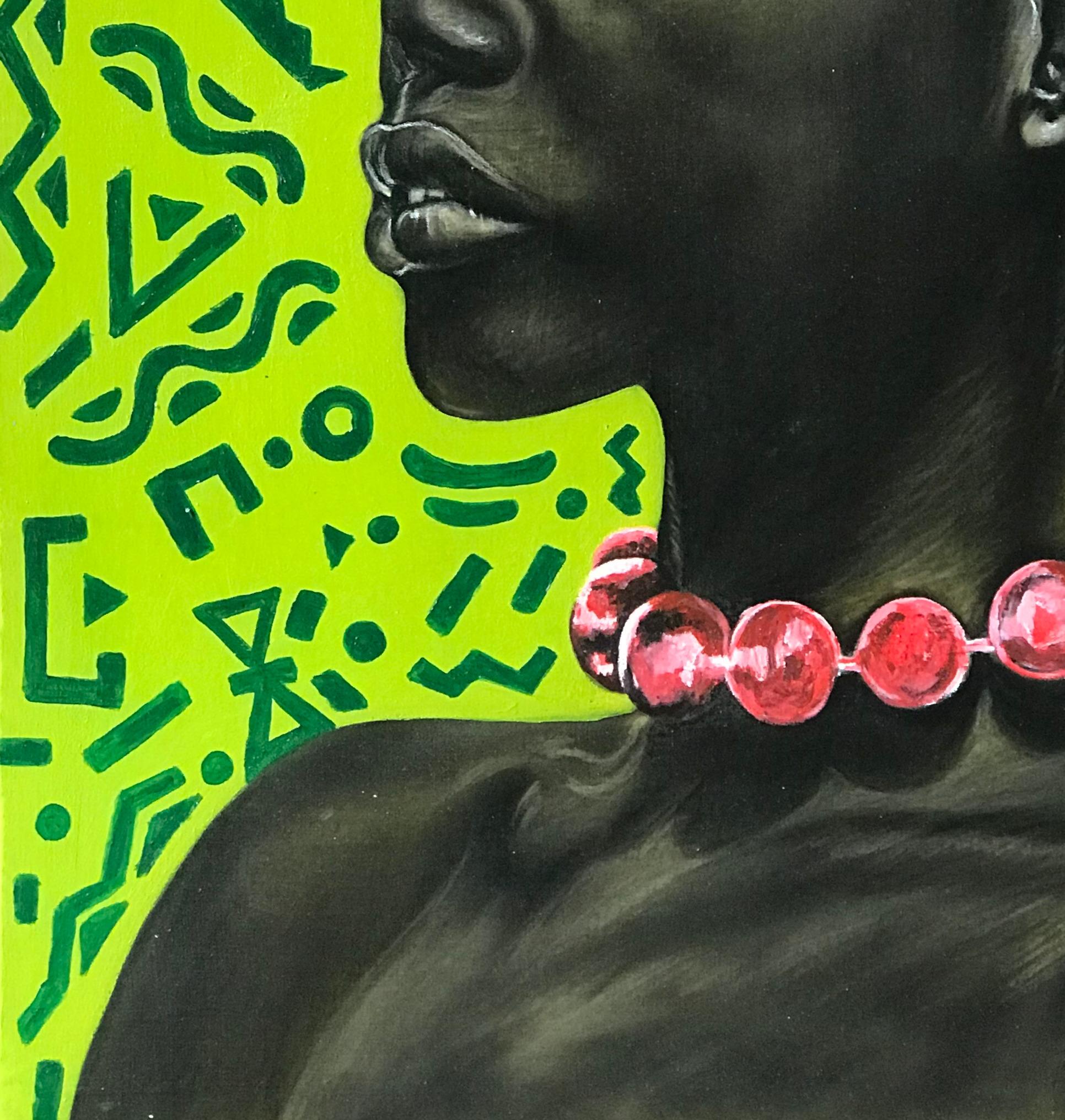 Oluwafemi Akanmu is a Nigerian artist known for his exceptional talent in creating striking artworks that reflect the beauty and complexity of African culture. 