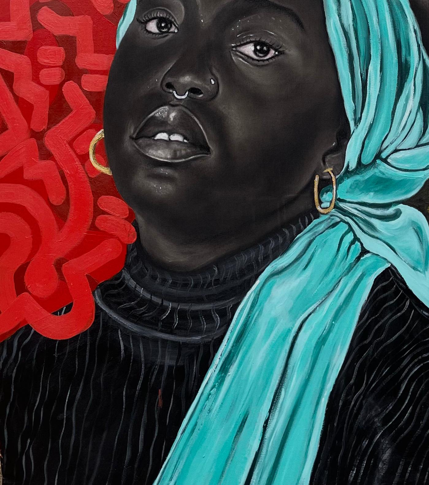 Soul Sister 1  - 21° secolo, Contemporaneo, Ritratto, Donne, Amore, Africa, Viso in vendita 2