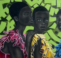 Soul Sister 2  - 21st Century, Contemporary, Portrait, Women, Love, Africa, Face