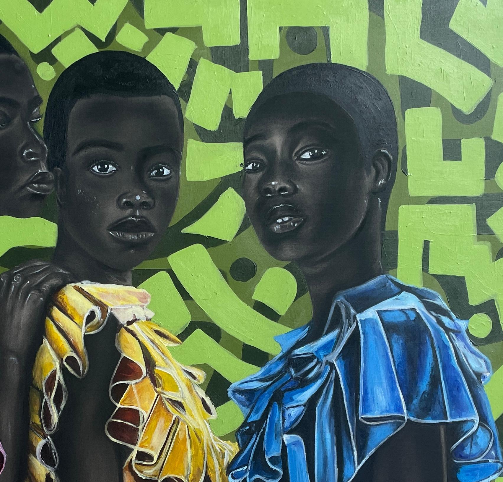 Soul Sister 2  - 21° secolo, Contemporaneo, Ritratto, Donne, Amore, Africa, Viso in vendita 1