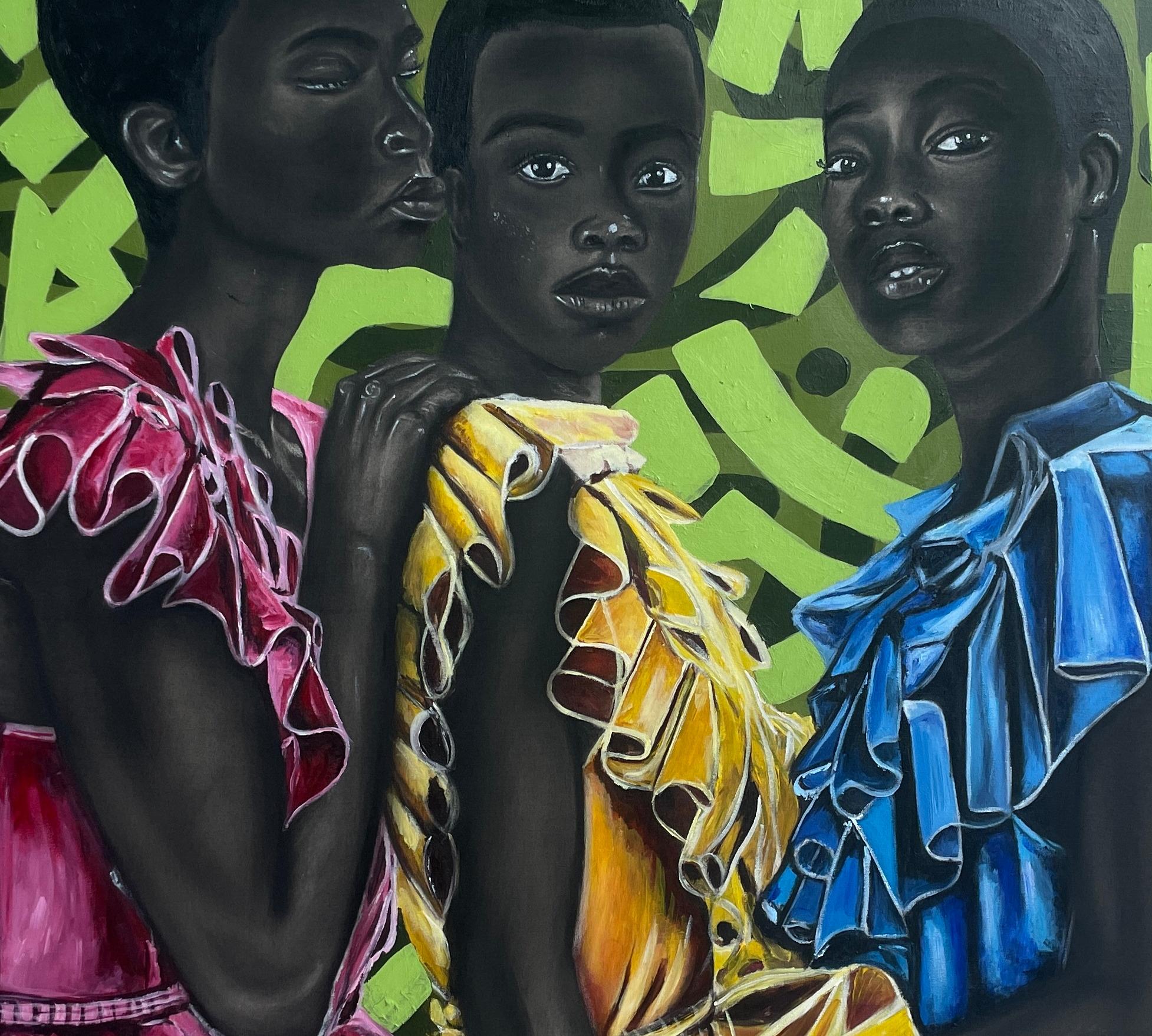 Soul Sister 2  - 21° secolo, Contemporaneo, Ritratto, Donne, Amore, Africa, Viso in vendita 4