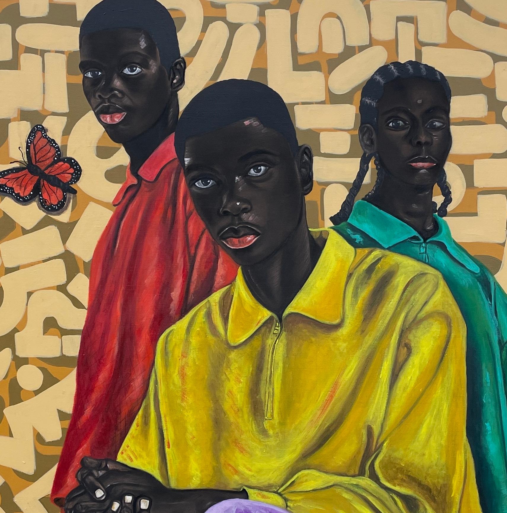 When Silent Strike - 21st Century, Contemporary, Figurative Portrait, Modern For Sale 2