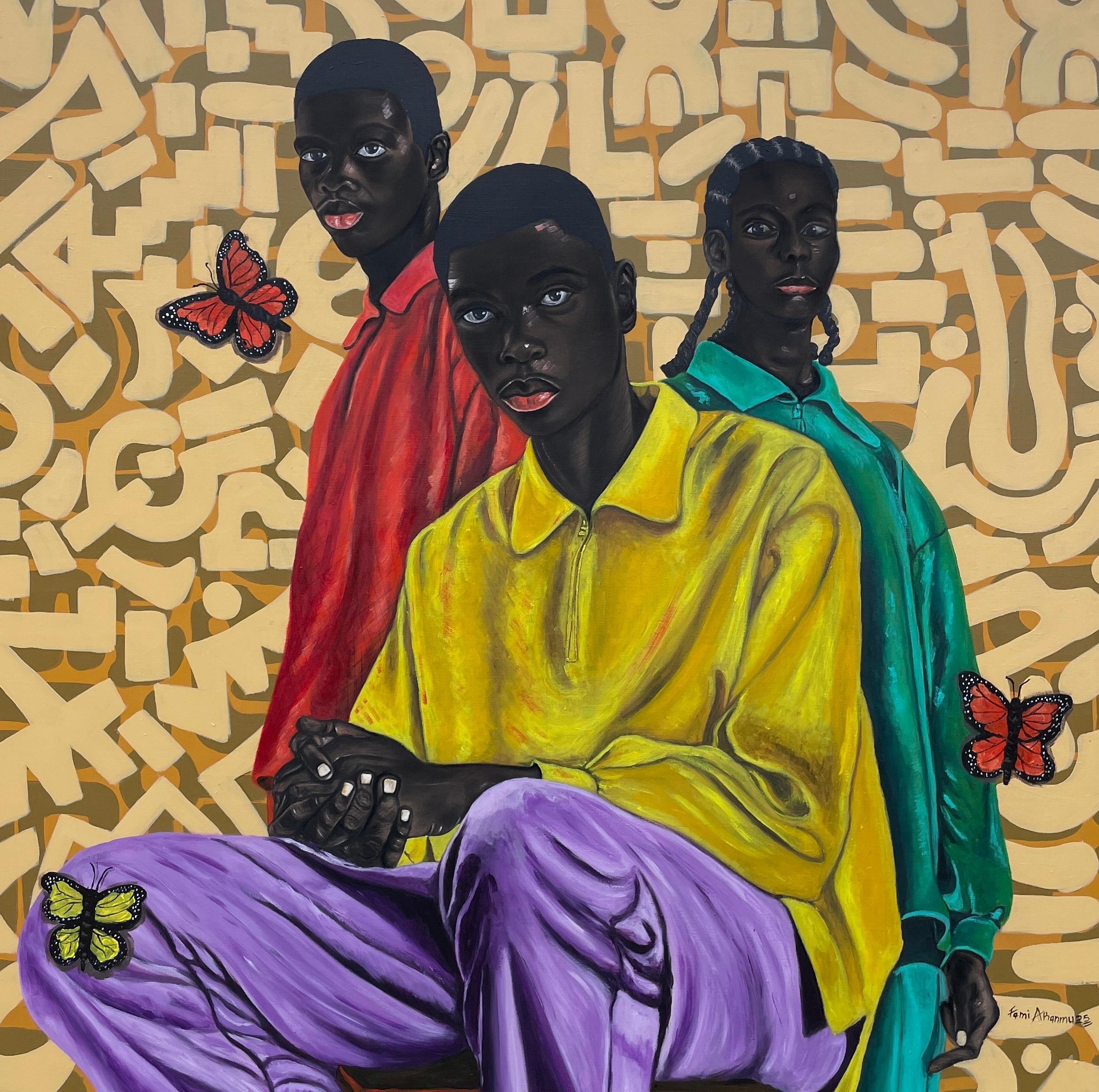 When Silent Strike - 21e siècle, Contemporain, Portrait figuratif, Moderne