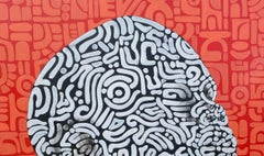 Echoes of Identity - 21. Jahrhundert, Zeitgenössisch, Abstrakte Figuration, Modern