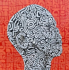 Echoes of Identity - 21. Jahrhundert, Zeitgenössisch, Abstrakte Figuration, Modern