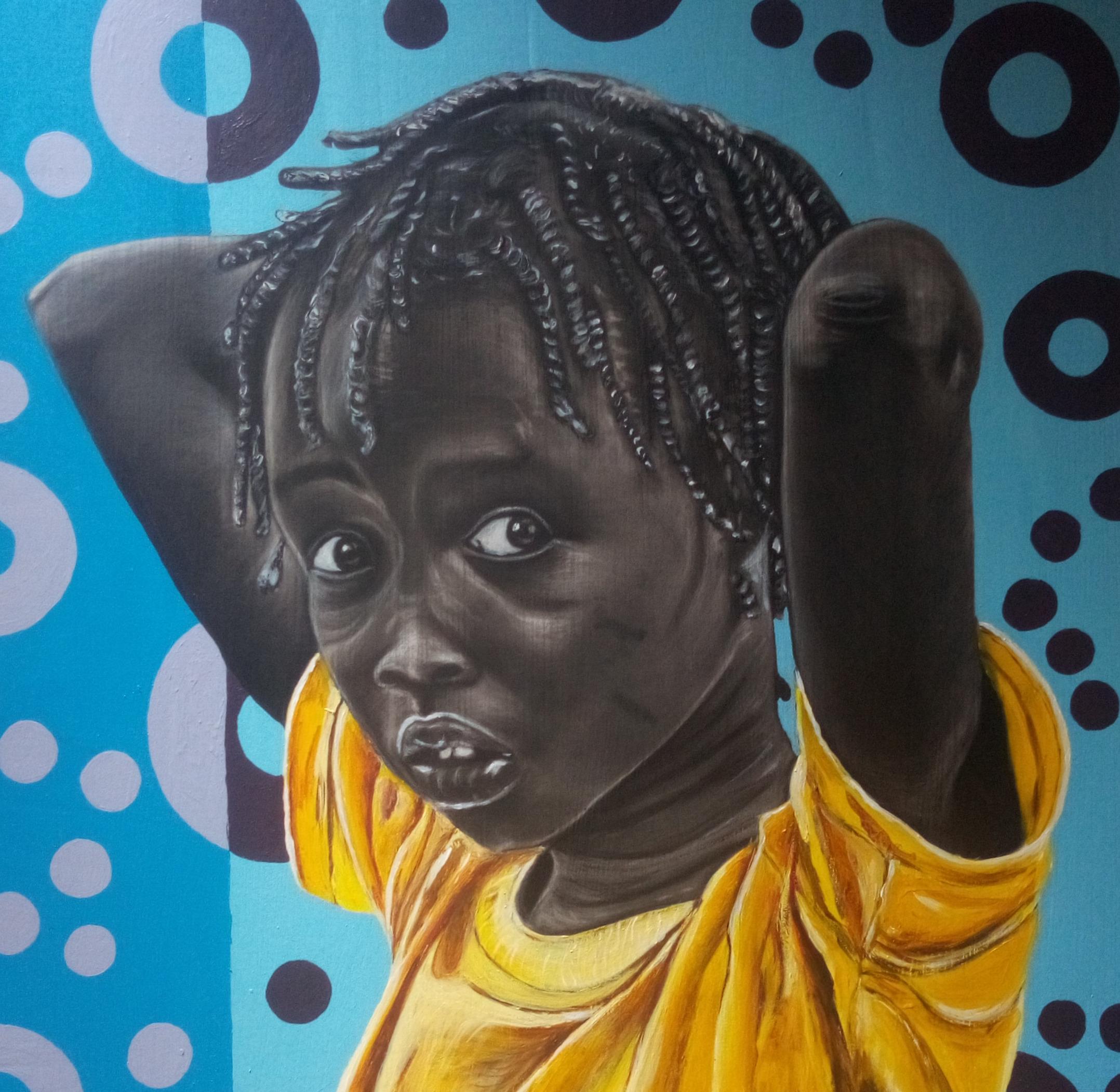 Non temere - Painting di Oluwafemi Akanmu