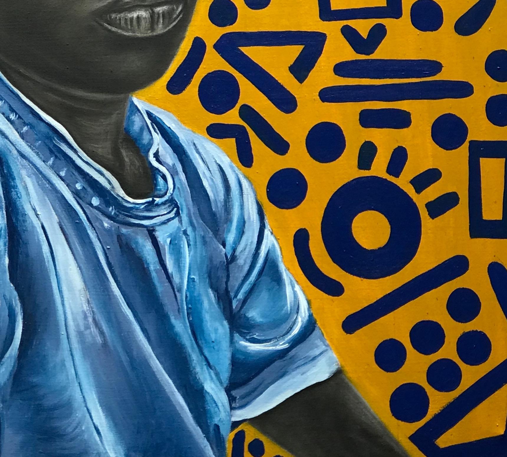 Schwerpunkt (Zeitgenössisch), Painting, von Oluwafemi Akanmu