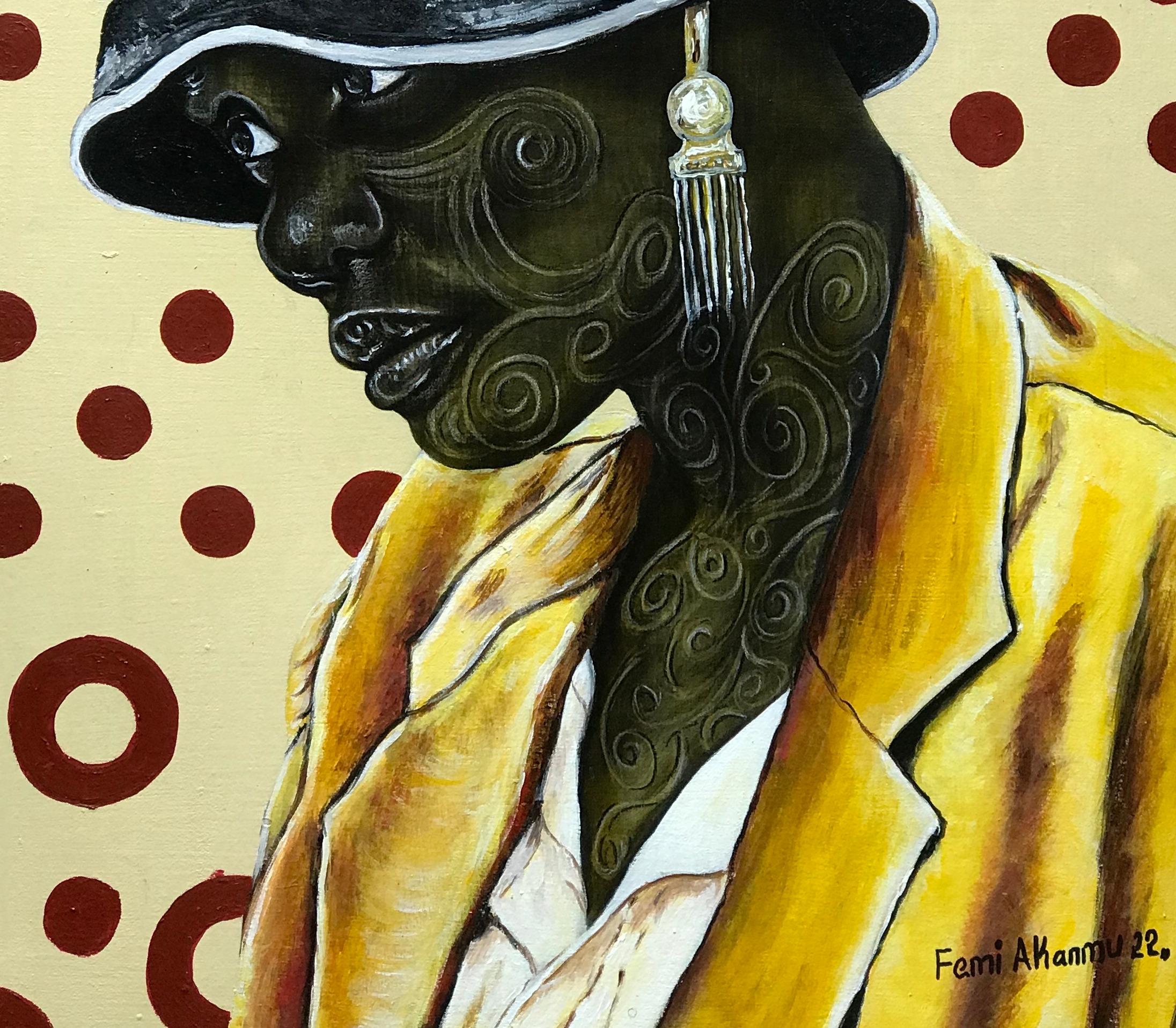 Me 1 - Painting by Oluwafemi Akanmu
