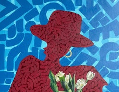 Shadows and Bloom 1 - 21st Century, Contemporary, Abstract Figuration, Modern