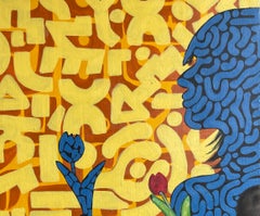 Shadows and Bloom 2 - 21st Century, Contemporary, Abstract Figuration, Modern