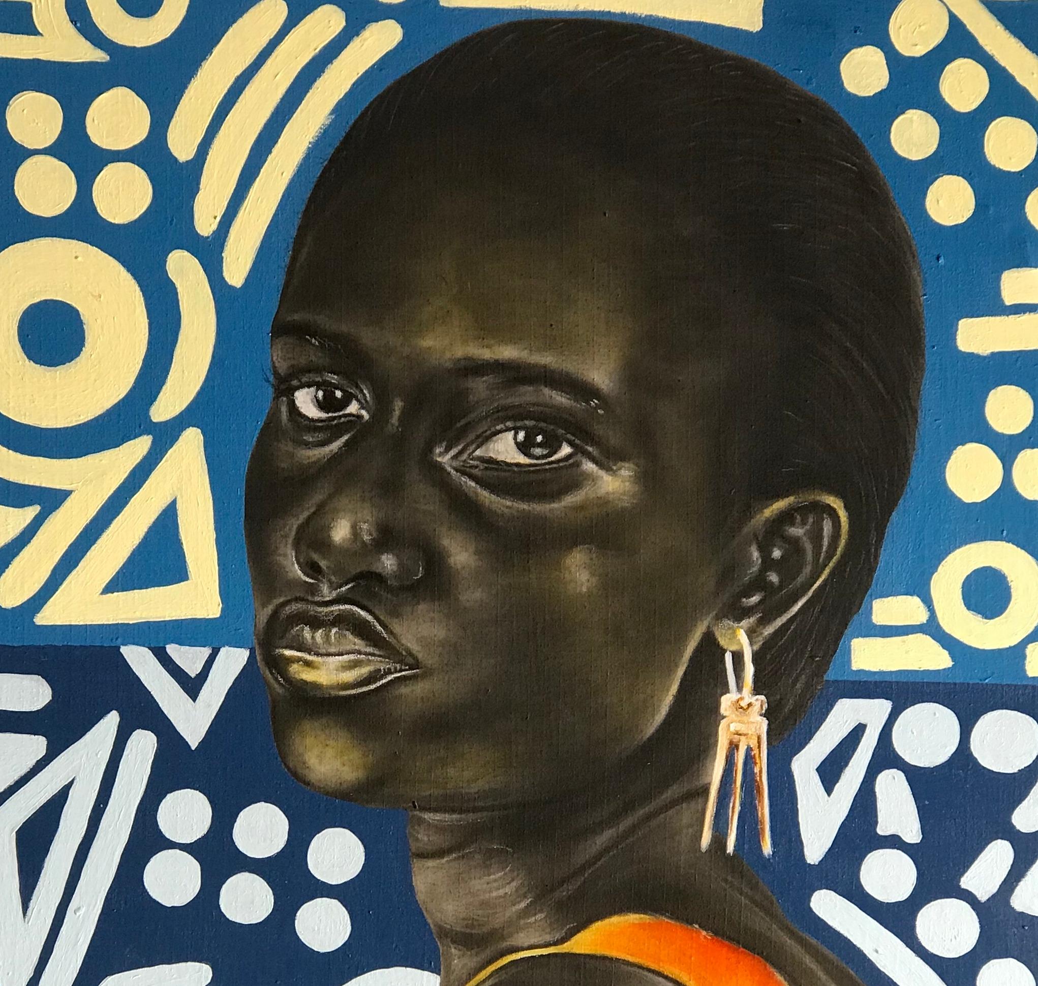 Vage – Painting von Oluwafemi Akanmu