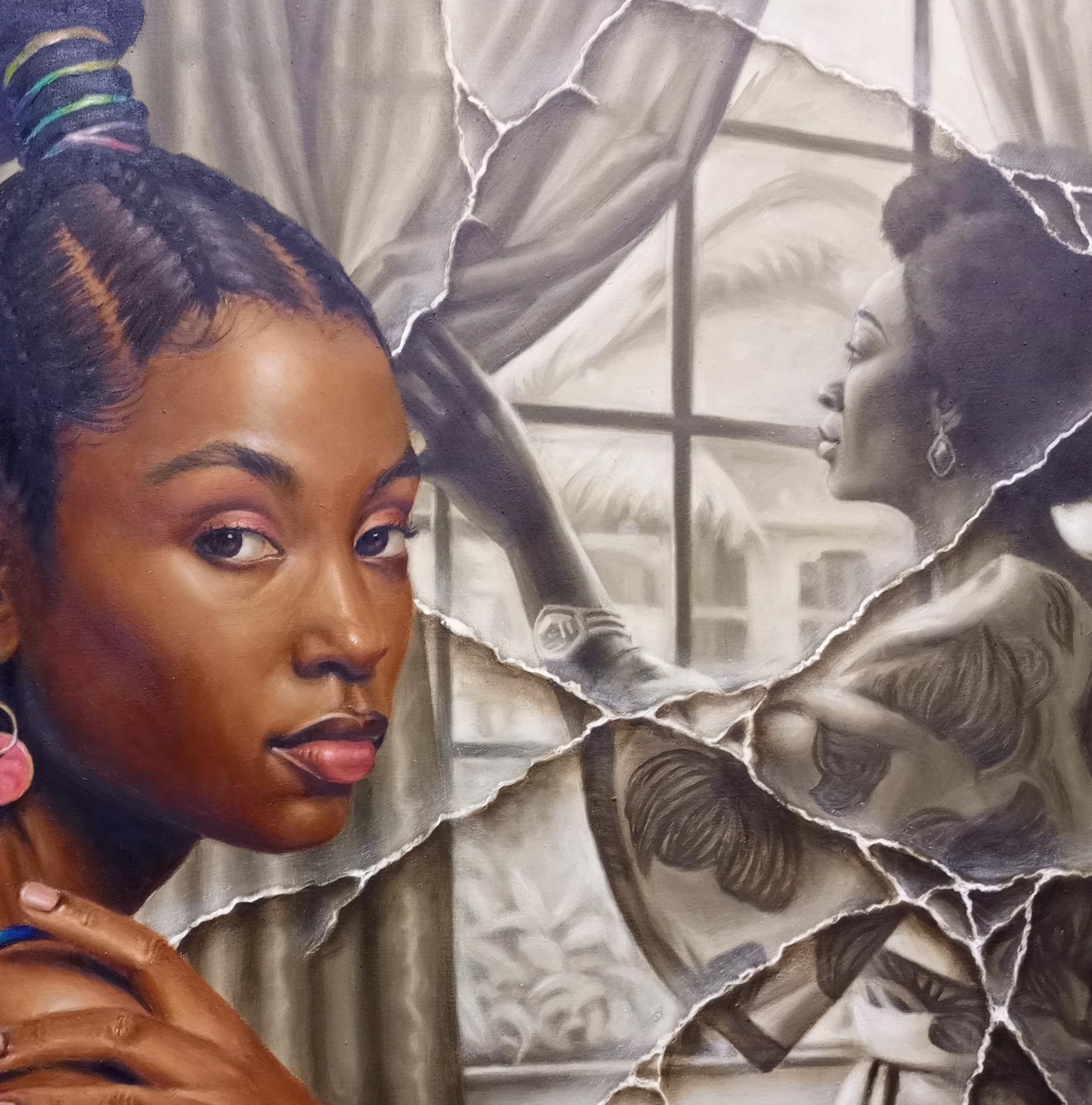 Almost Arrived -21st Century, Contemporary, Figurative Painting, Realism For Sale 1