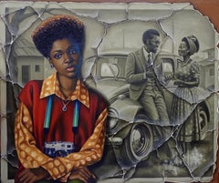 Días de Promesa -Siglo XXI, Contemporáneo, Figurativo, Retrato, Recuerdos