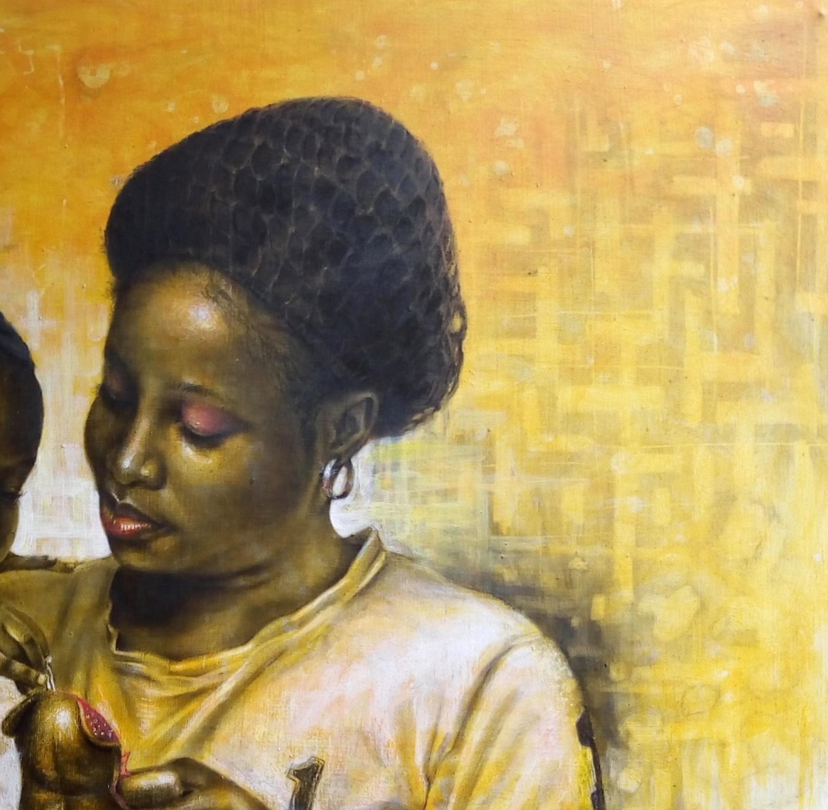 Herausragender Freund (Expressionismus), Painting, von Oluwaseun Ojebiyi